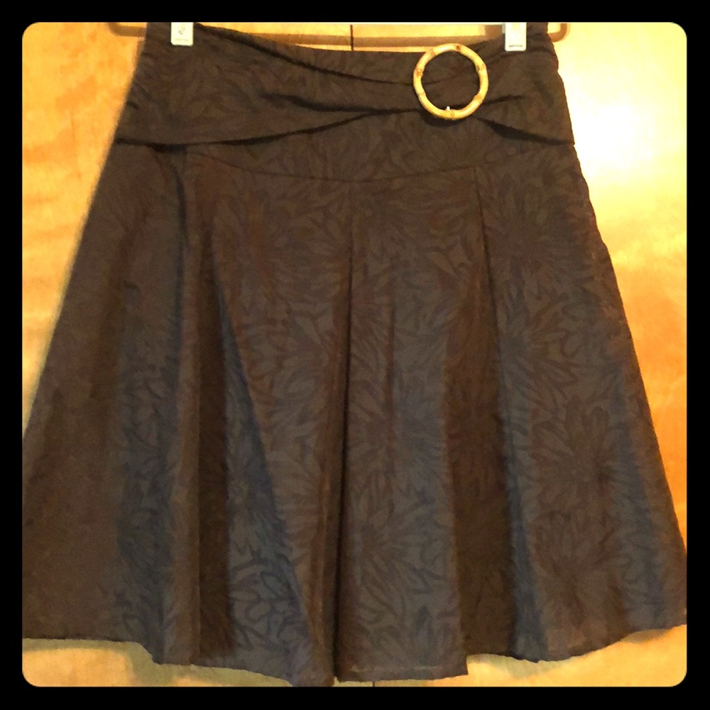 Star City brown floral skirt Juniors 3